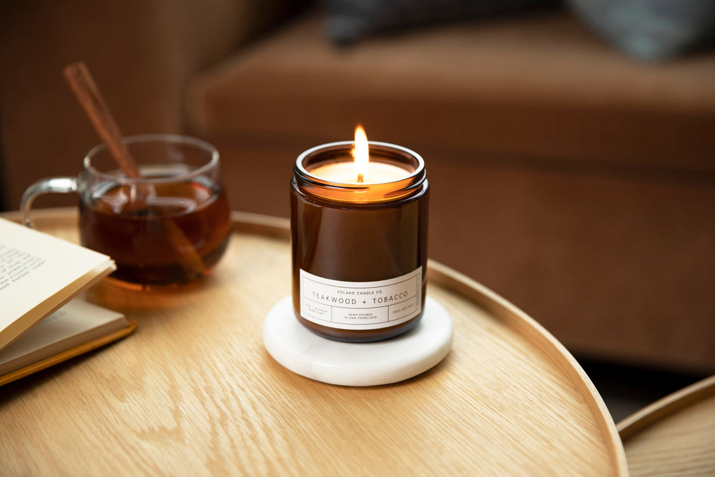 Teakwood + Tobacco - Polako Candle Co.